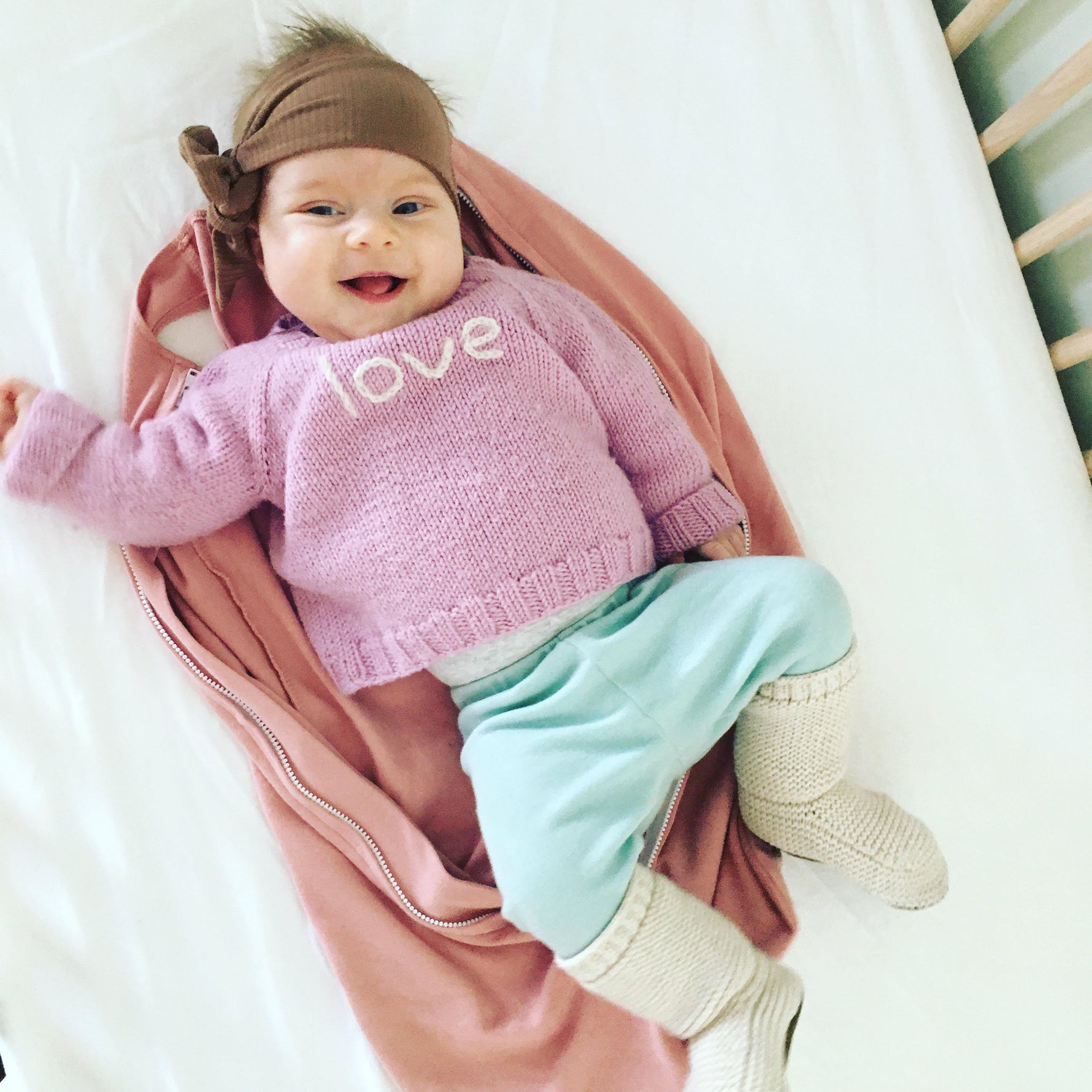 Newborn, or a few months old—It's always a good time to start cloth diapering