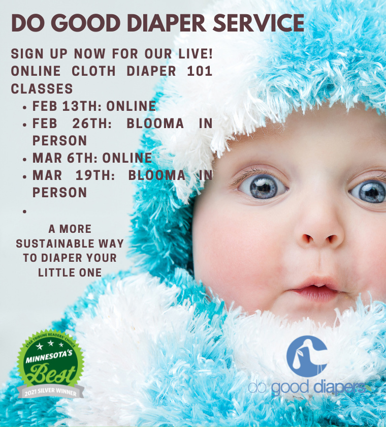Do Good Diapers February and March events