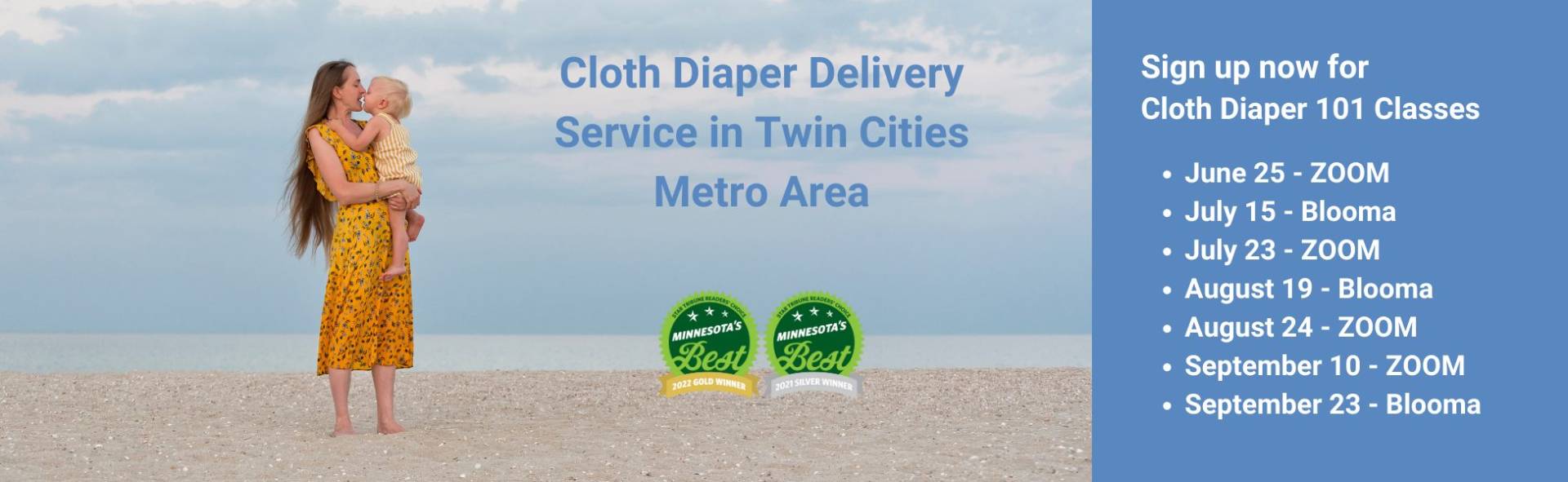 June, July, August, and September events with Do Good Diaper Service